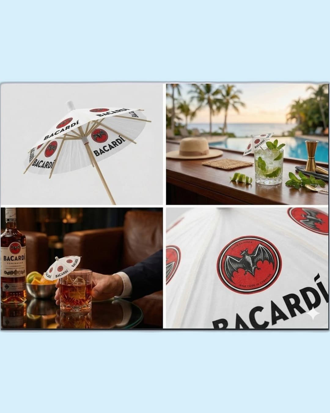 Bacardi branded merchandise project