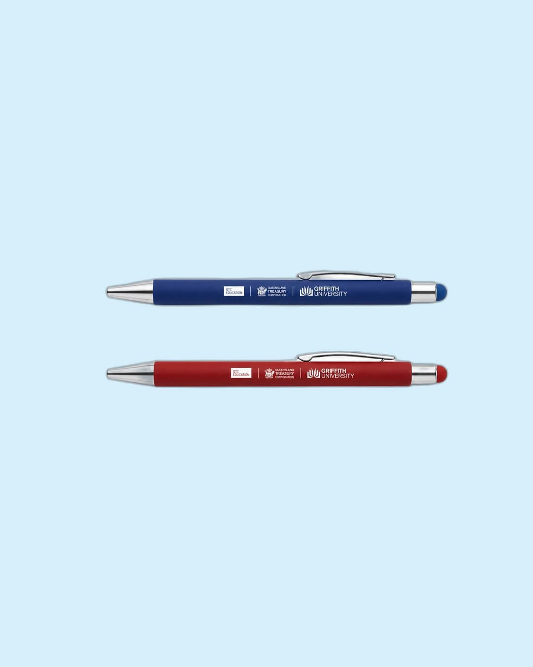 QTC Education × Griffith University branded merchandise project