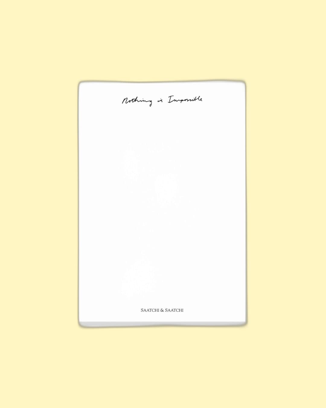 Saatchi & Saatchi branded merchandise project