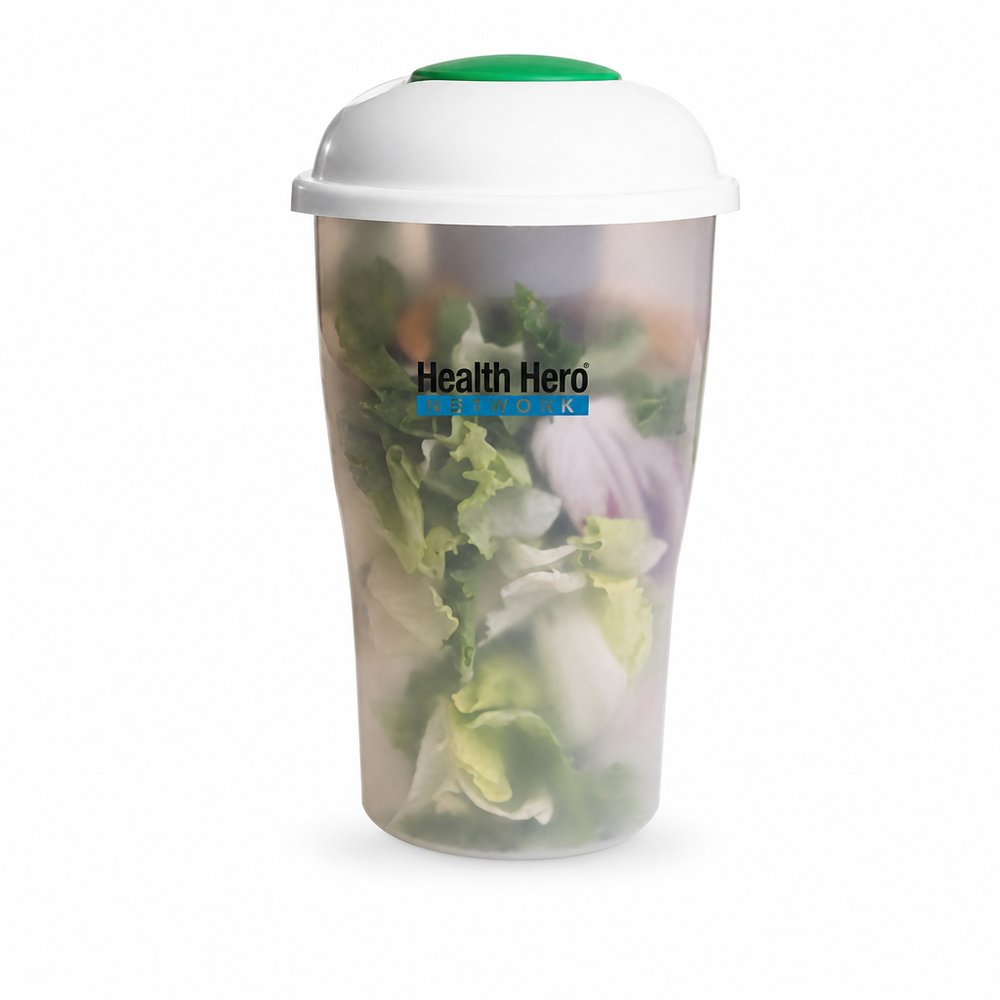 Custom Printed Fresh Lunch Salad Shaker Container