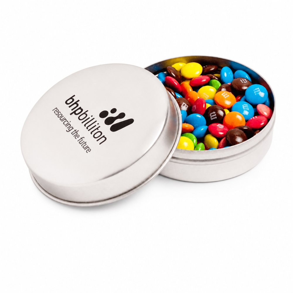 Branded M&M Lolly Tin
