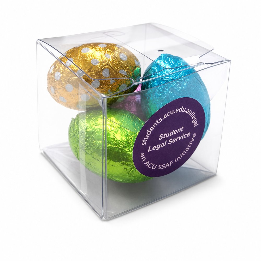 Custom Clear Easter Egg Gift Box - 4 Pack (30g)