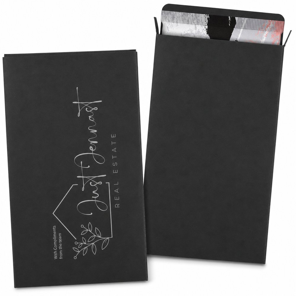 Hazel Large Chocolate Gift Box in Black Kraft