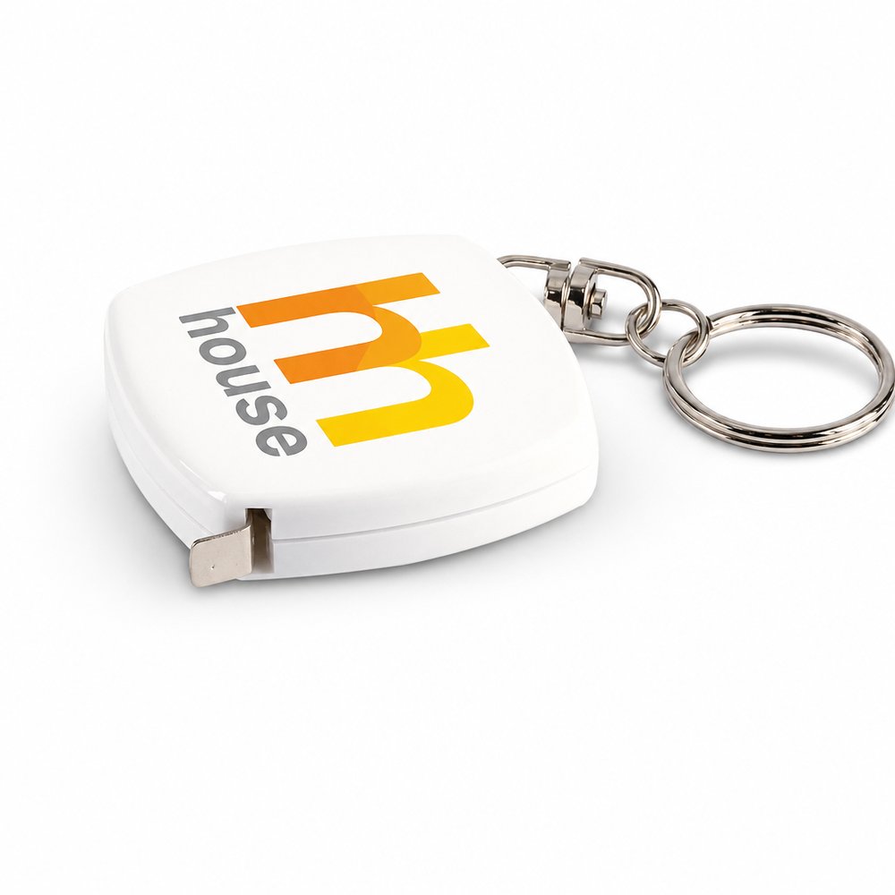Tape Measure Keyring 2M — Branded Mini Tape