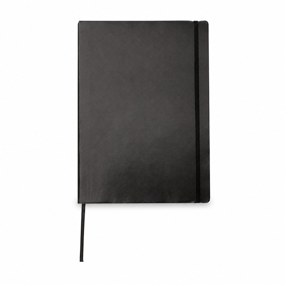 A4 Soft Leather-Look Notebook, Custom Branded