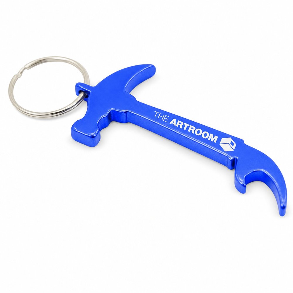 Aluminium Hammer Bottle Opener Keyring