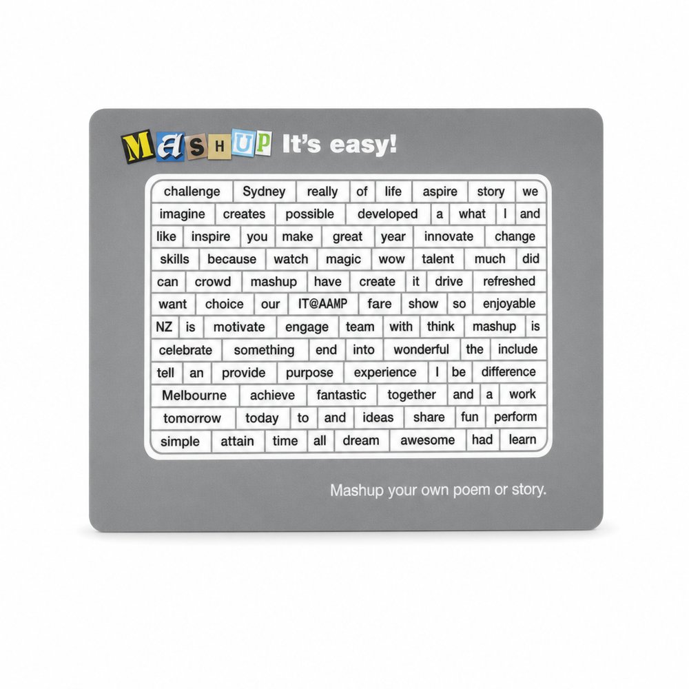 Magnetic Word Puzzles A5 — Custom Fridge Poetry