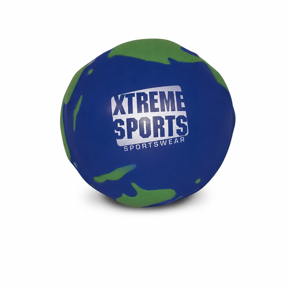 Globe Stress Balls — Branded World Earth Squeeze