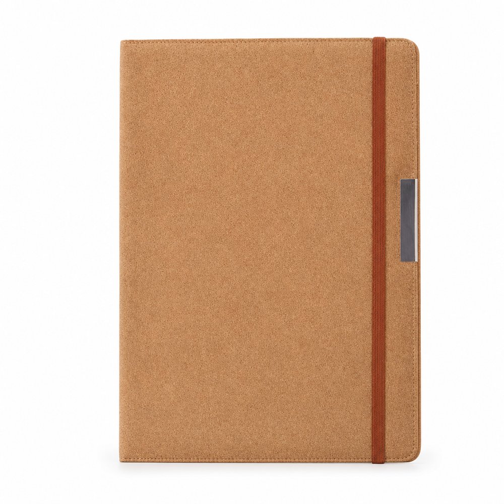 Eco Cork A4 Compendium — Branded Portfolio Folio
