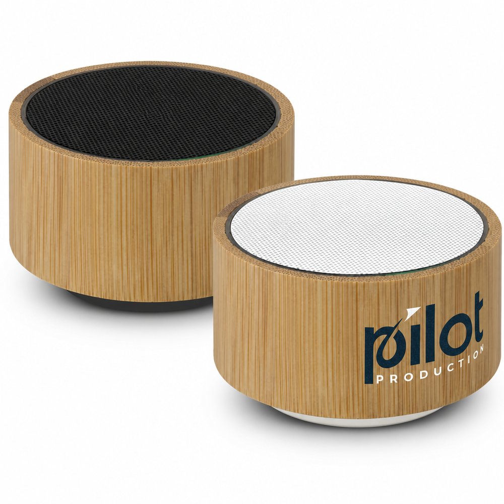 Bamboo Bluetooth Speaker with Light