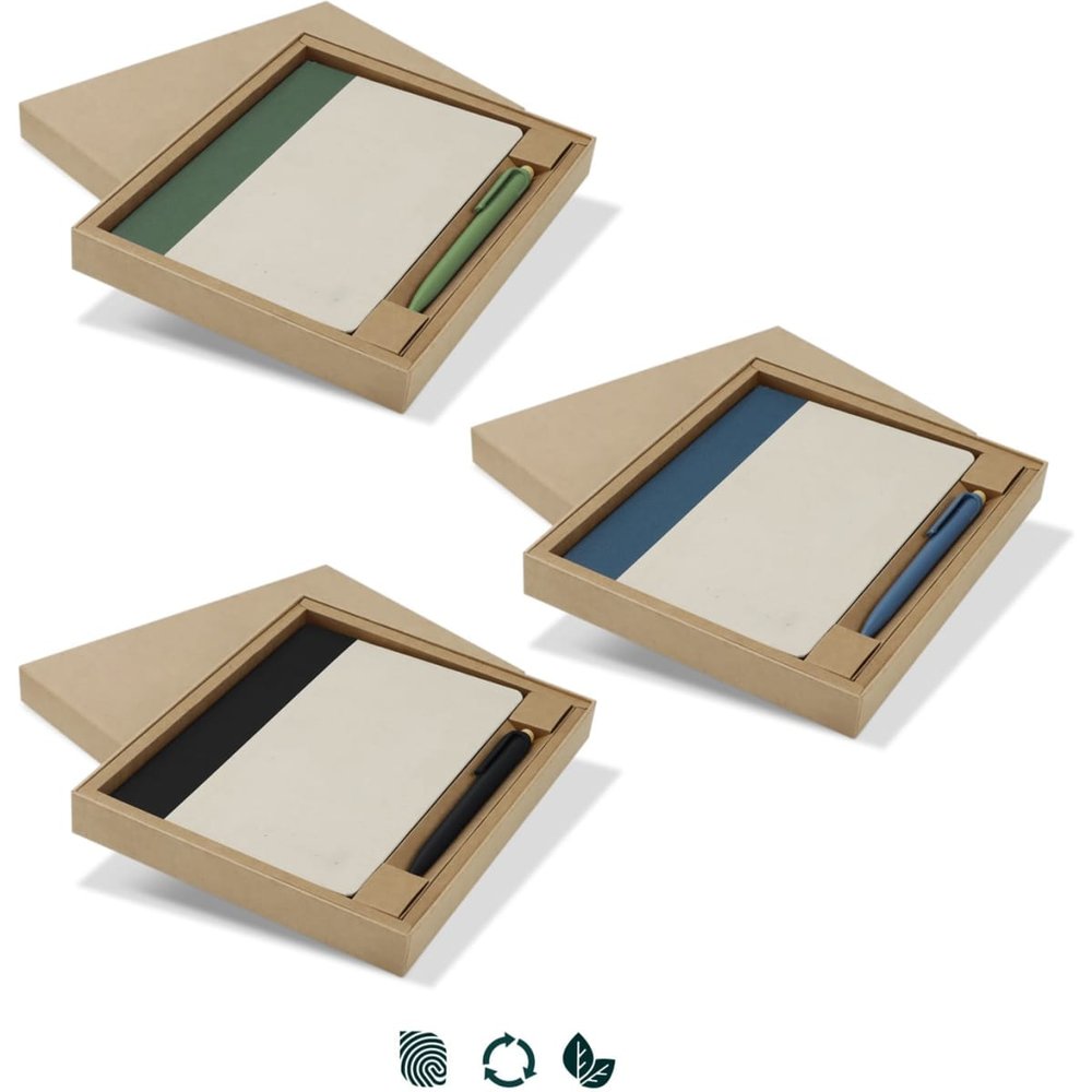 Paulo Sugarcane Notebook & Pen Gift Set
