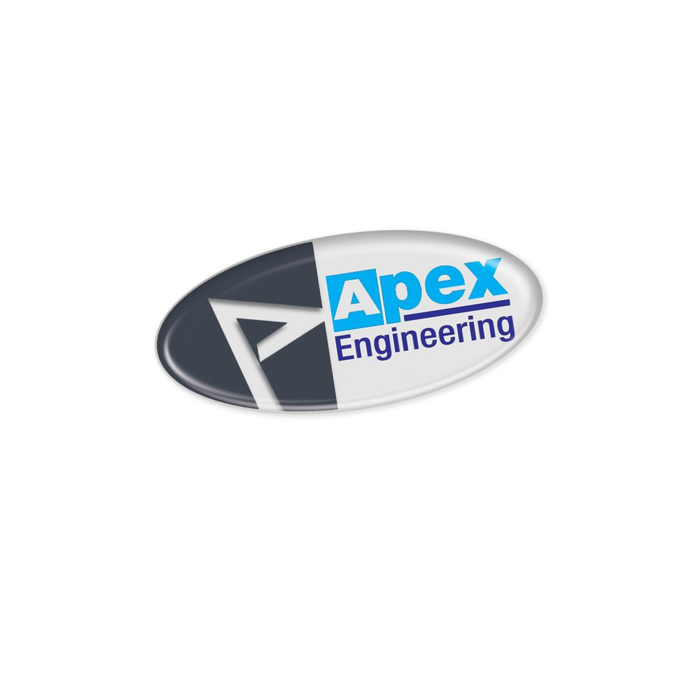 Oval Resin Dome Labels 55x24mm Premium Finish