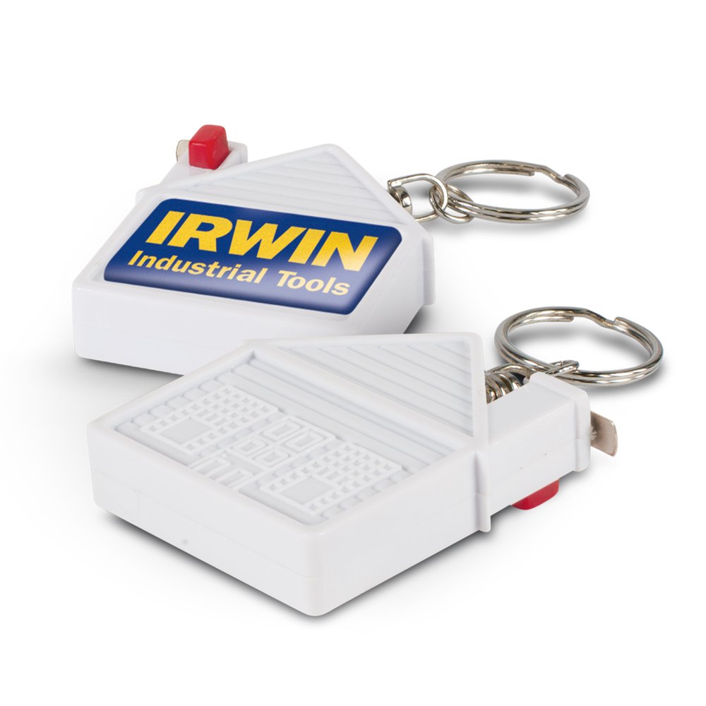 House-Shaped Tape Measure Keyring