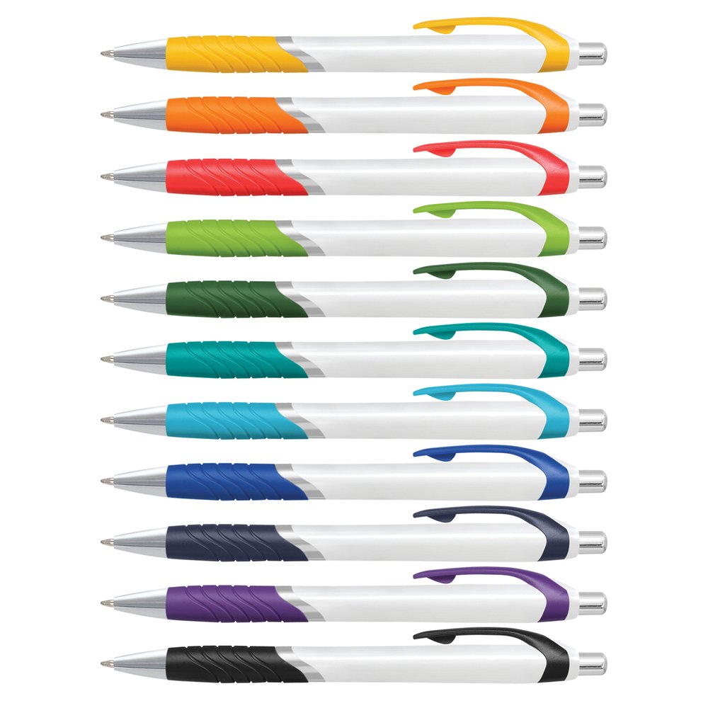 Jet Soft-Touch Ballpoint Pen with Chrome Trim