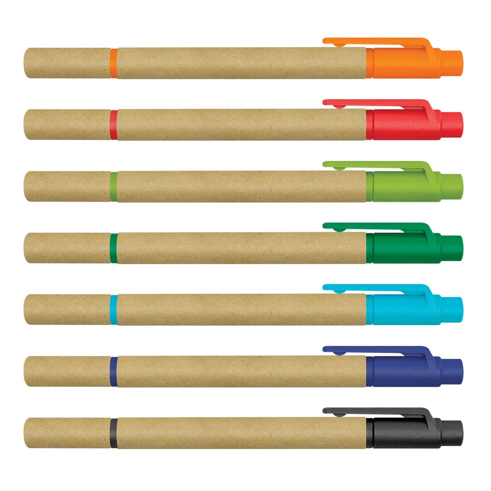 Recycled Cardboard Highlighter Ballpoint Pen
