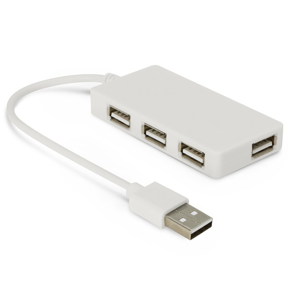Compact Four-Port USB Hub