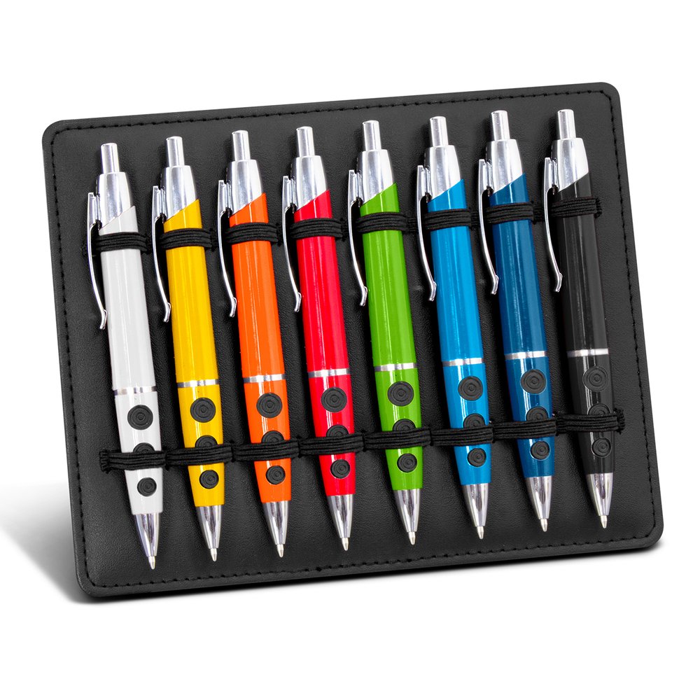 Black PU Pop-Up Pen Display Stand