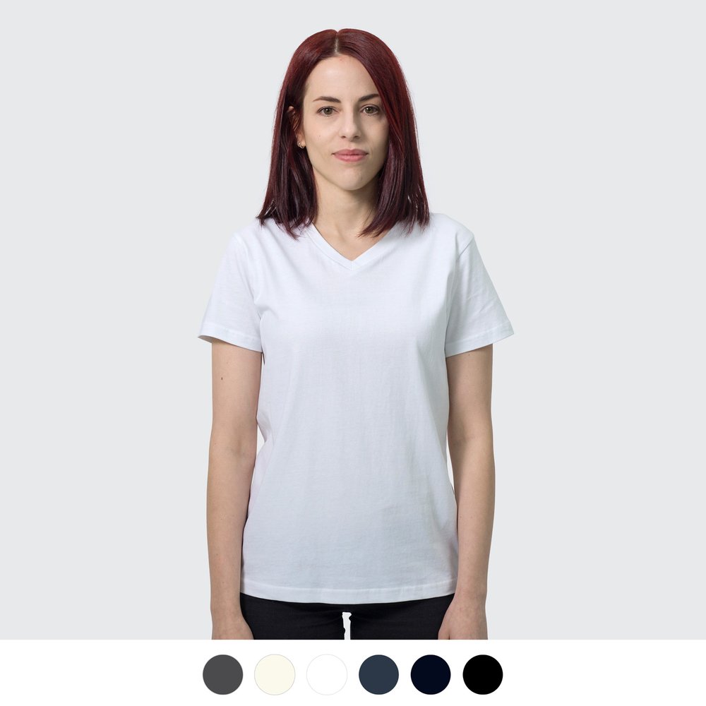 Viva Women's V-Neck Cotton T-Shirt