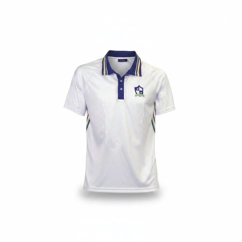 Men's Pique Tennis Top with Raglan Sleeves
