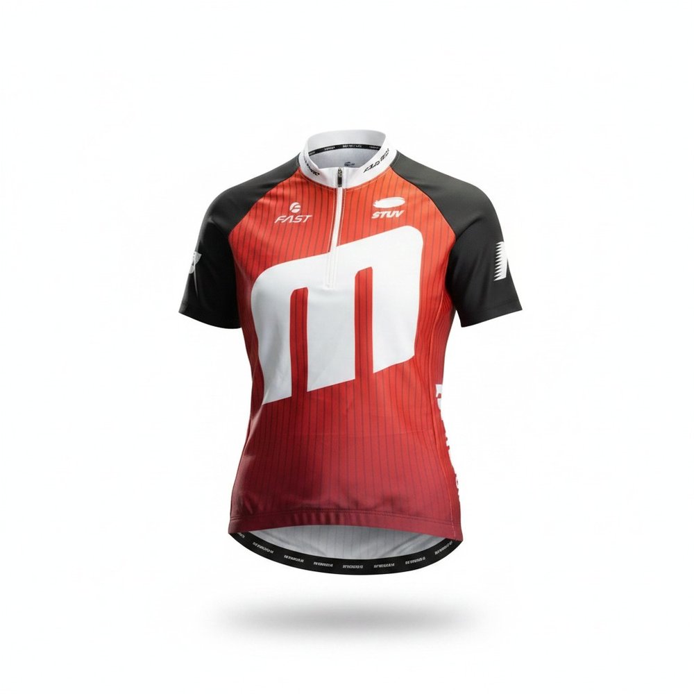 Womens Performance Cycling Jersey with Reflective Strip