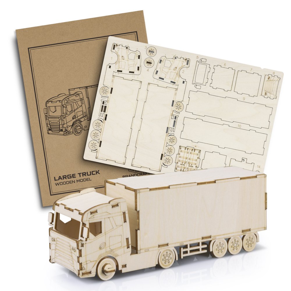Basswood Large Truck Model Kit