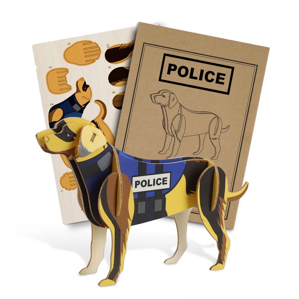 BRANDCRAFT Basswood Dog Model Kit
