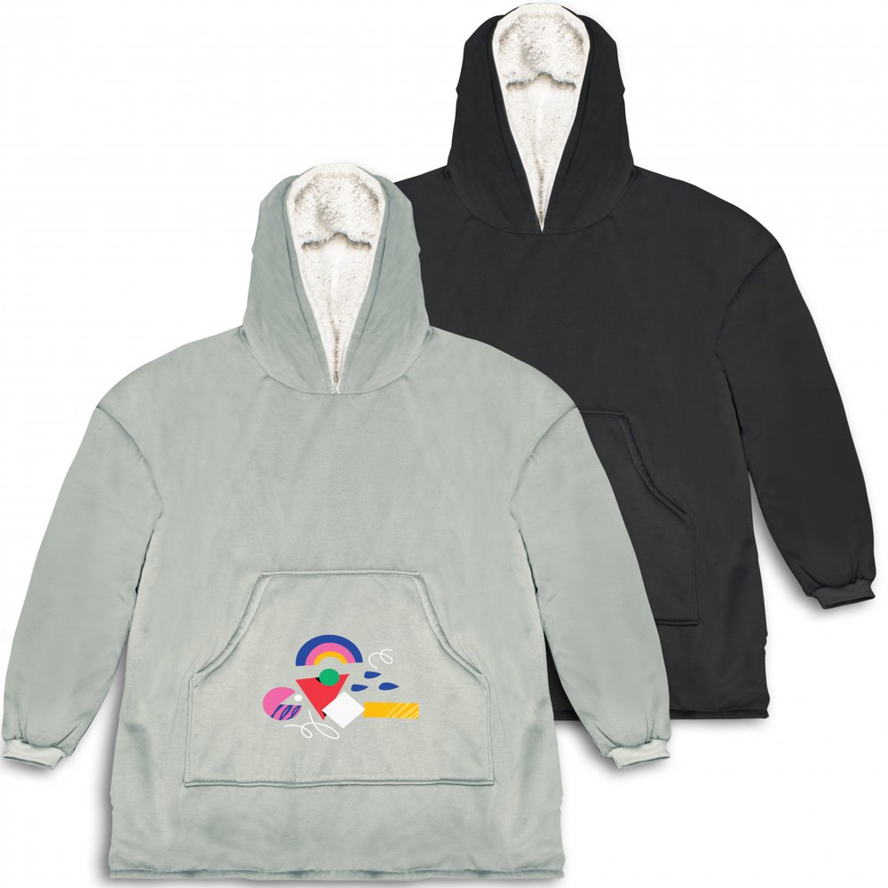 Sherpa-Lined Cosy Blanket Hoodie