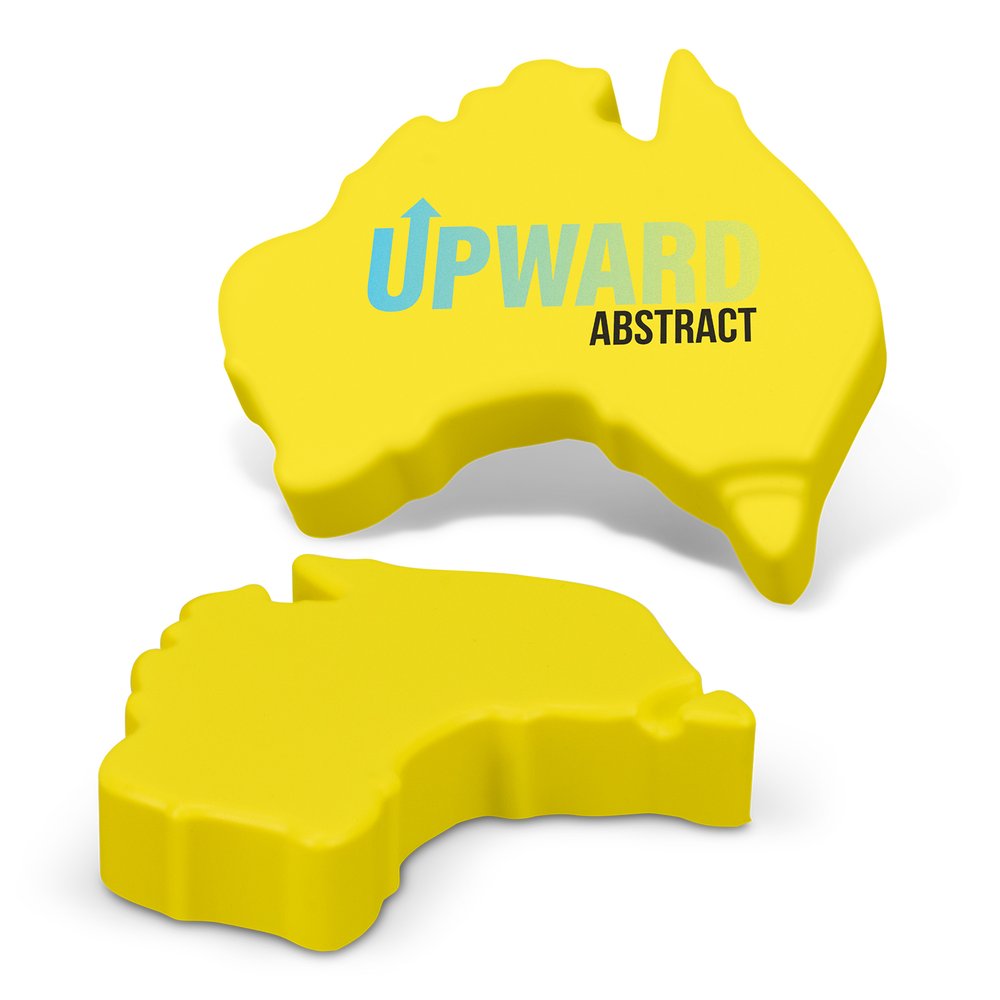 Australia Map Stress Ball