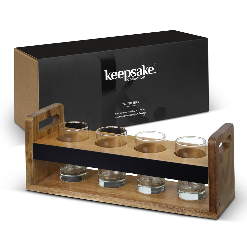 Acacia Tasting Flight Tray Gift Set