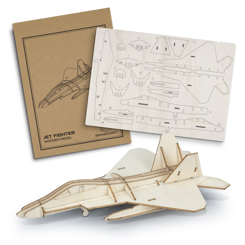 Basswood Jet Fighter Assembly Kit