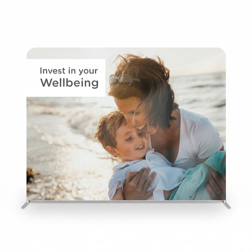 Large Format Stretch Media Display Wall
