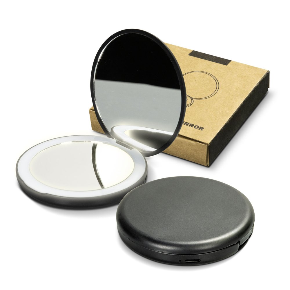 Ella Rechargeable LED Compact Mirror