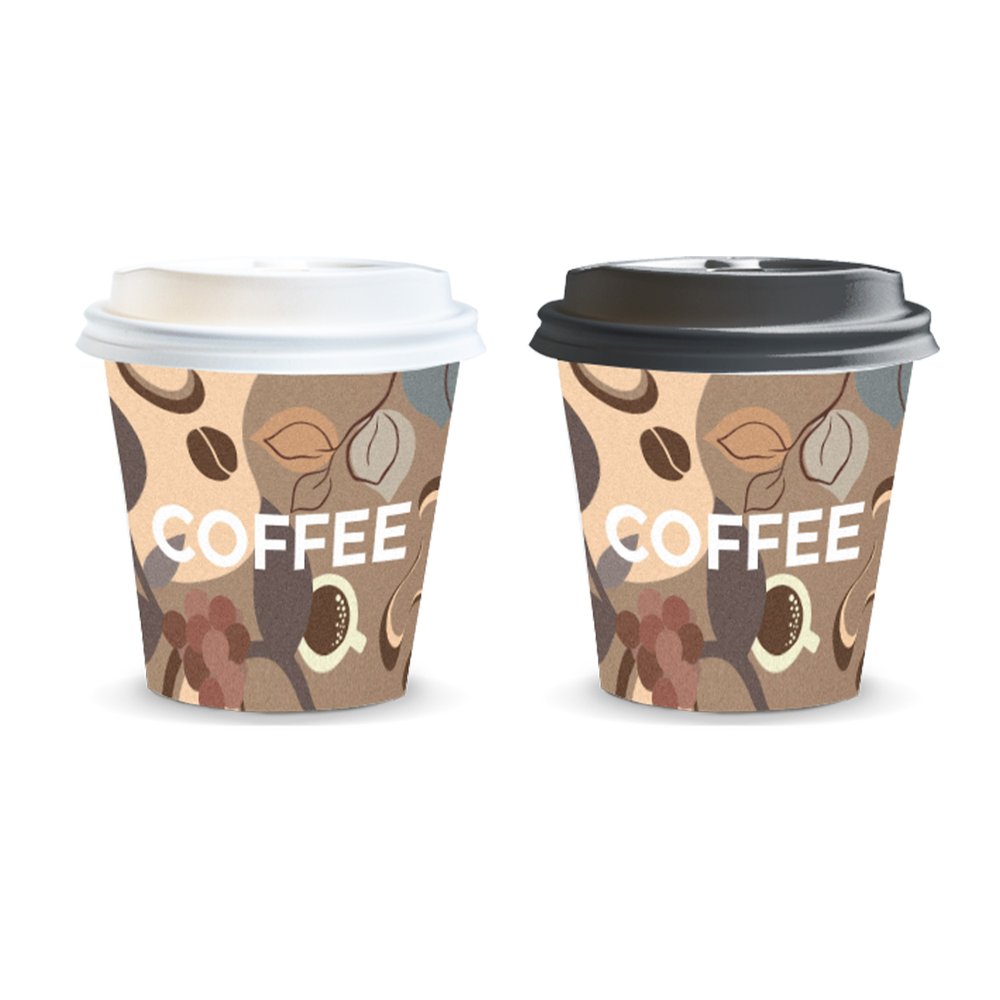 Kudos Disposable Coffee Cup with Lid 180ml