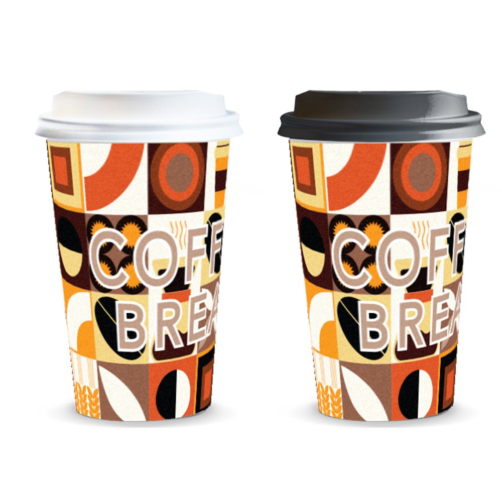 Kudos Custom Paper Coffee Cup 350ml