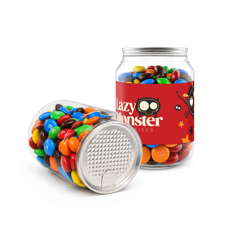 M&M's Clear Can 180g Branded Confectionery Gift