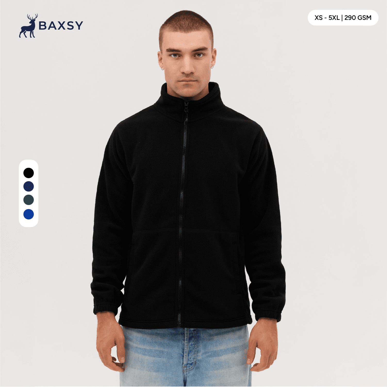 Everest Low-Pill Fleece Full-Zip Jacket