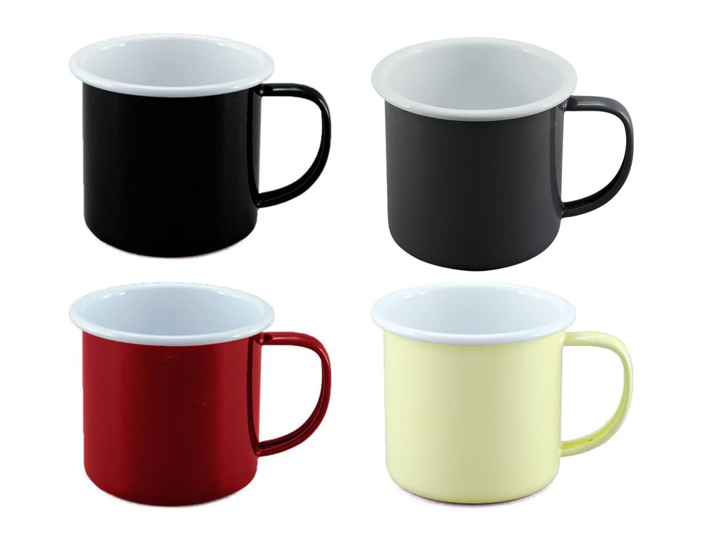 Falcon Two-Tone Enamelware Camp Mug 350ml