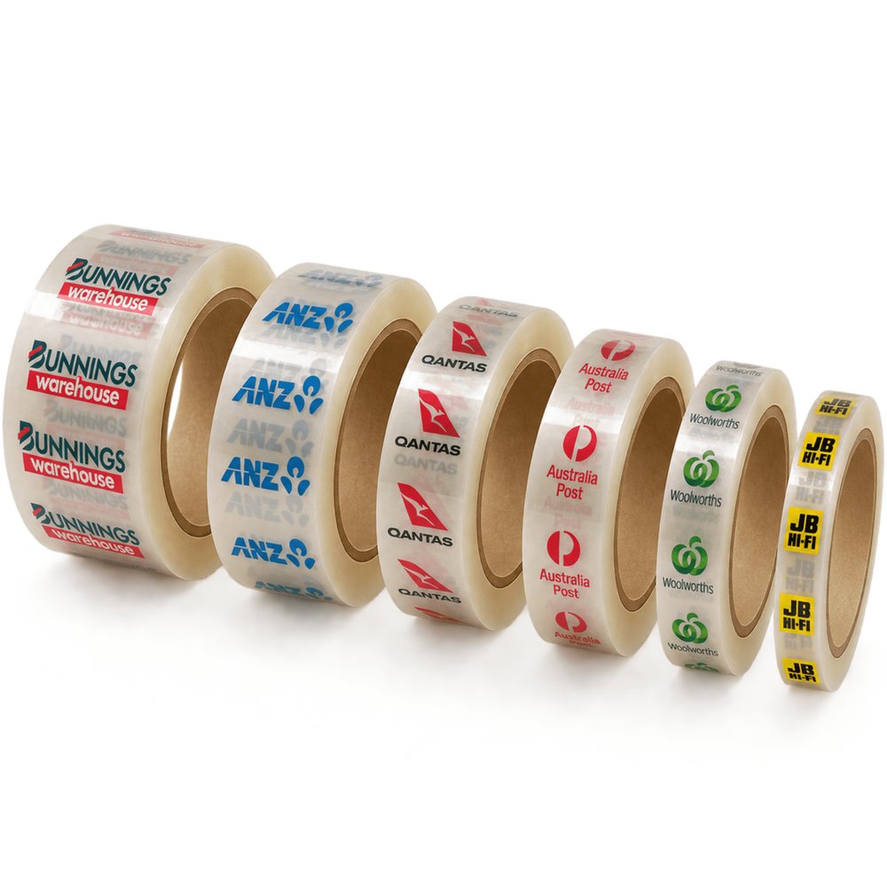 Clear BOPP Custom-Print Carton Tape