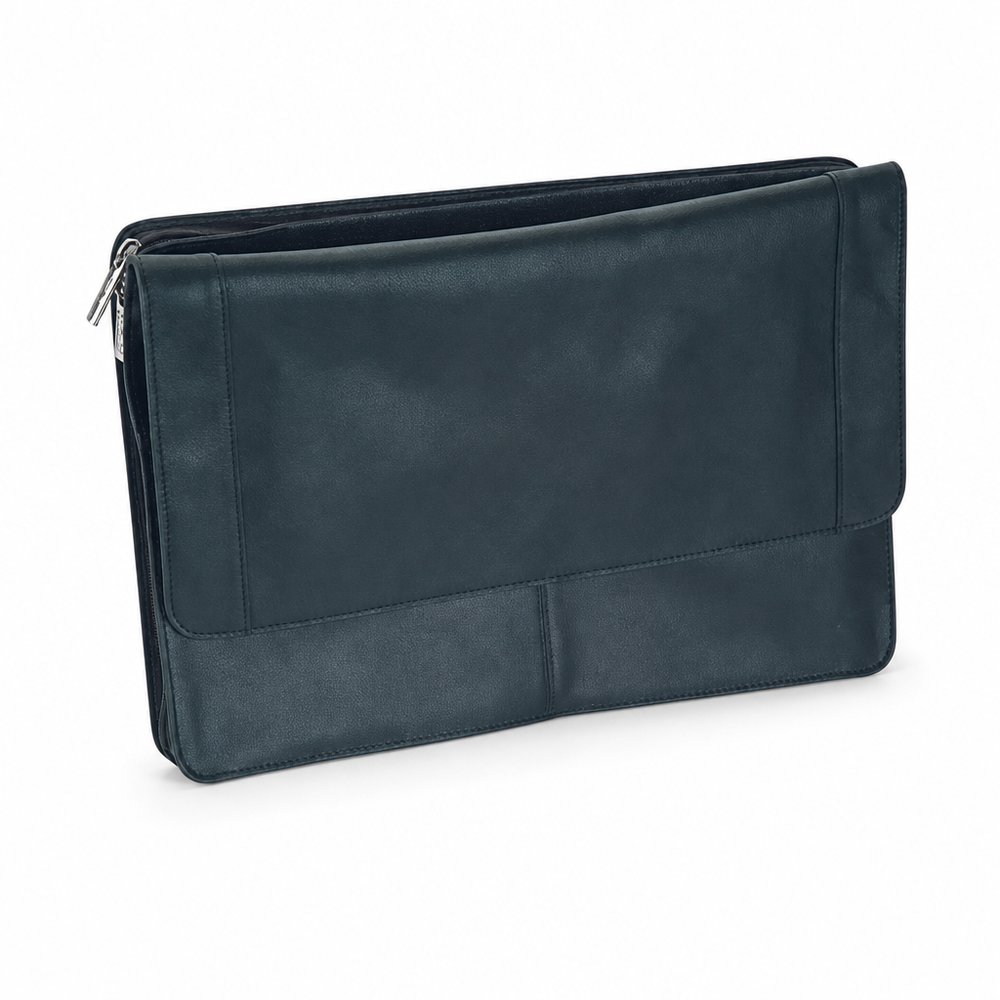 Cowhide Leather A4 Business Satchel Compendium