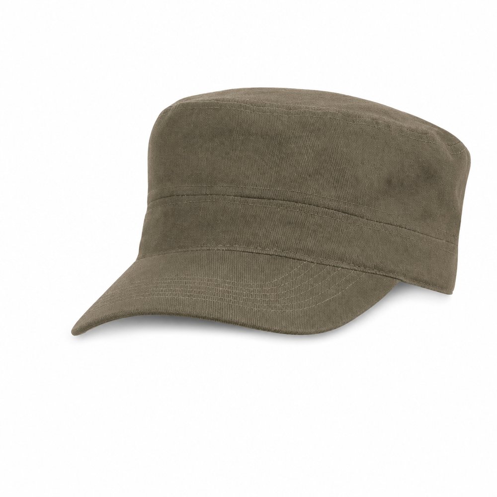 Branded Military Cap — Cotton Cadet Style