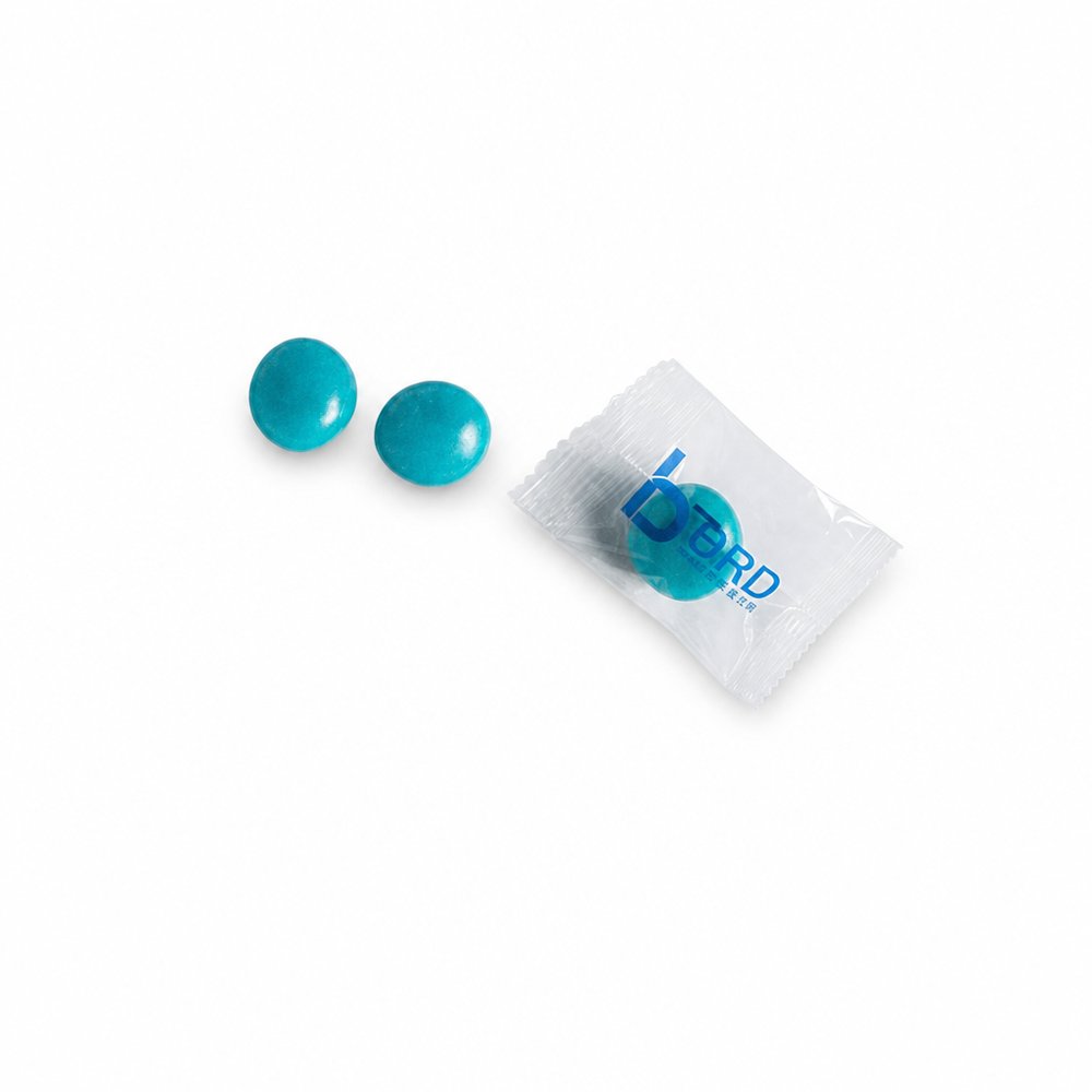 Branded Chewy Fruits & Mints in Custom Wrappers