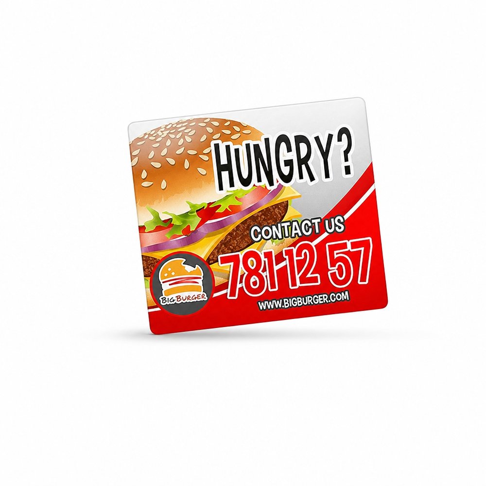 Branded Fridge Magnets — Large Rectangle