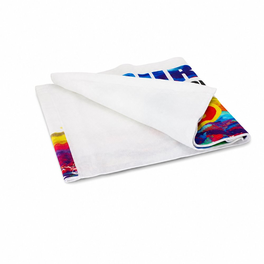Branded Sports Towel — Heavy 400gsm Cotton, Full Colour