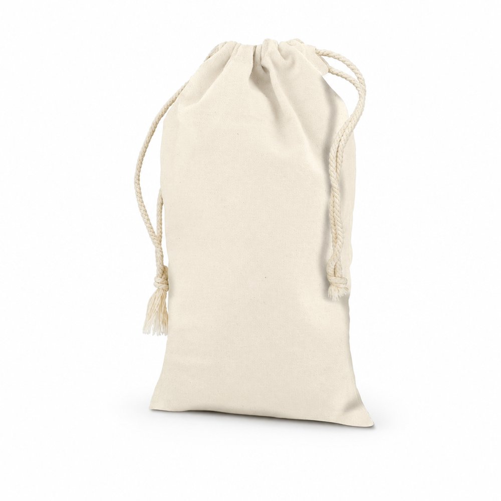 Full Colour Cotton Drawstring Bag — 24 x 13cm