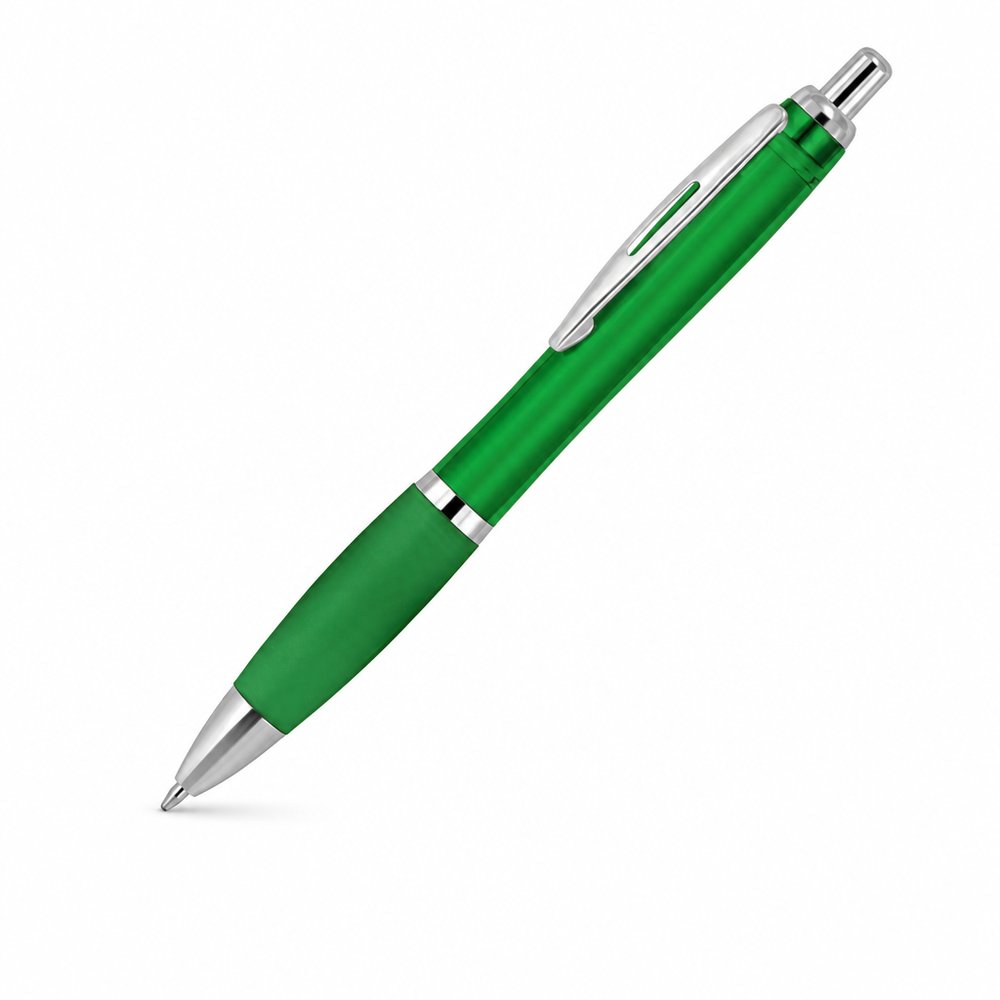 Transparent Push-Button Corporate Ballpoint Pen