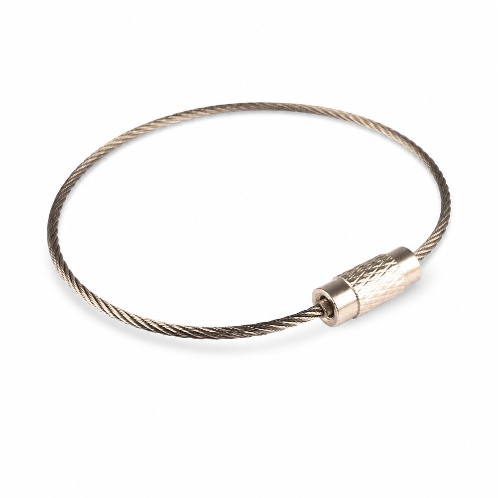 Wire Luggage Straps with Screw Closure Loop