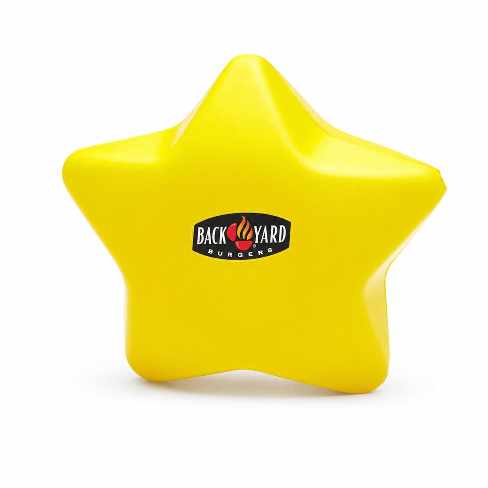 Star Shaped Stress Ball — Branded Promotional Giveaway