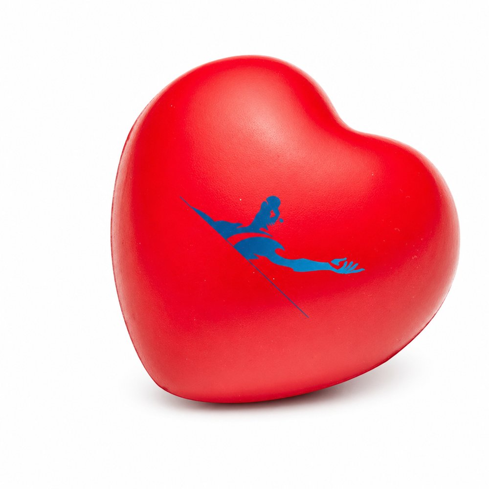Heart Stress Ball — Branded Promotional Squeeze Toy