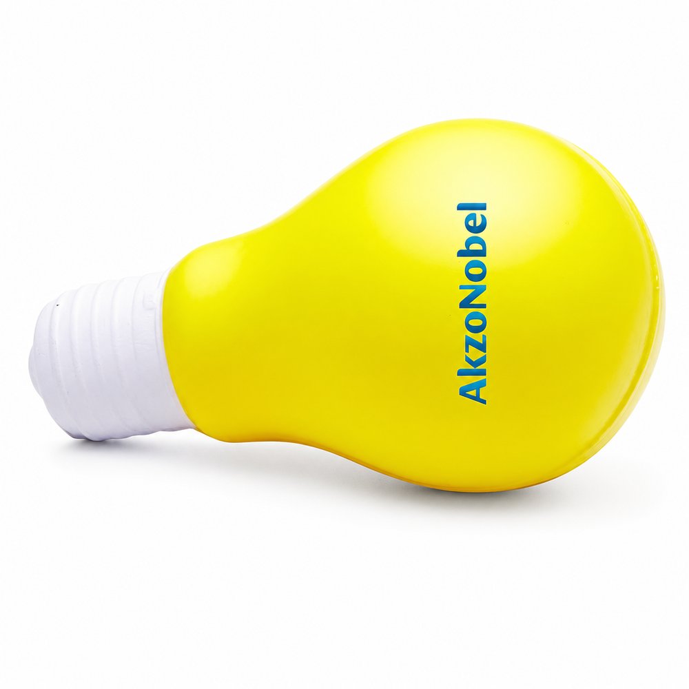 Light Globe Stress Balls — Branded Bright Idea Giveaway