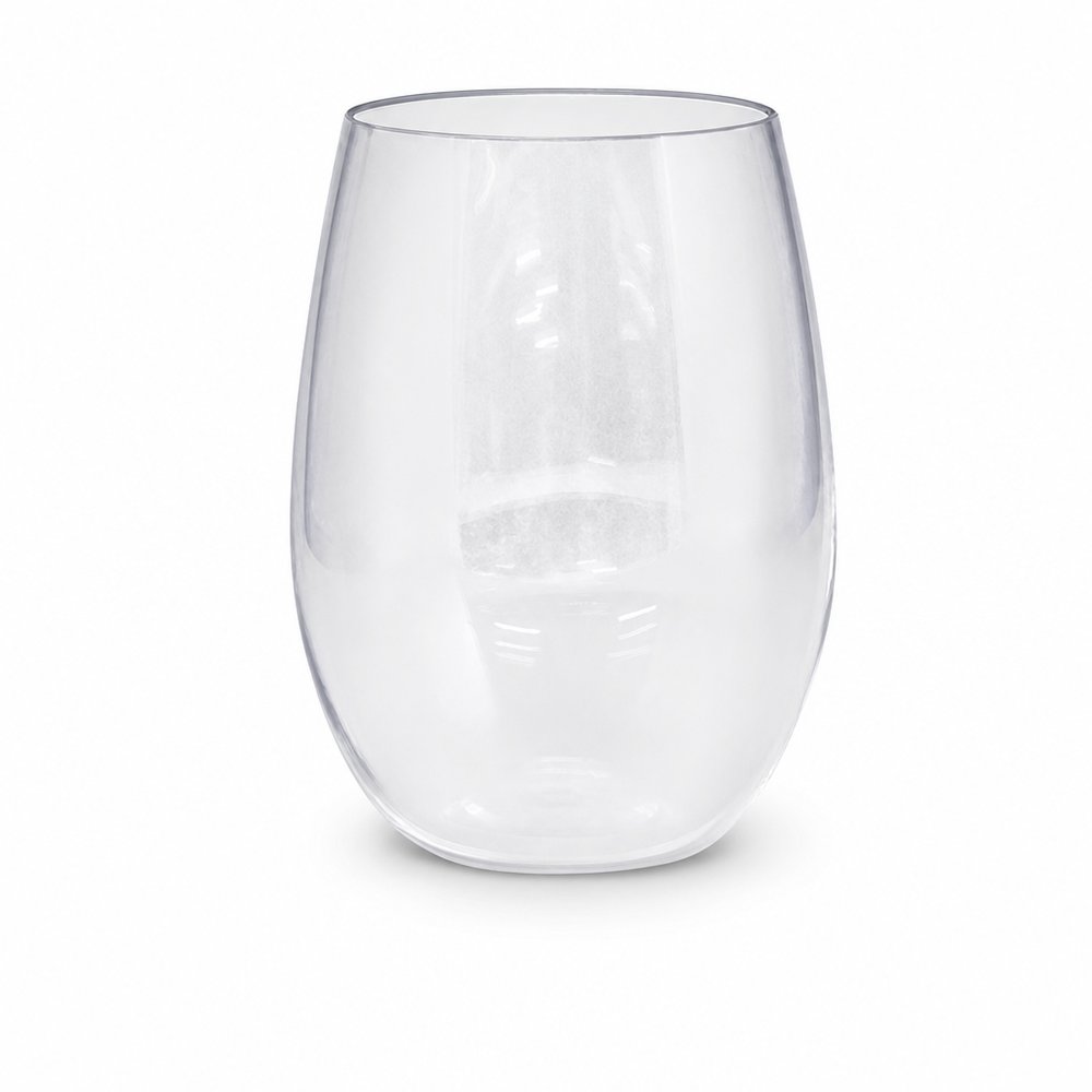Branded PET Stemless Wine Glass 450ml